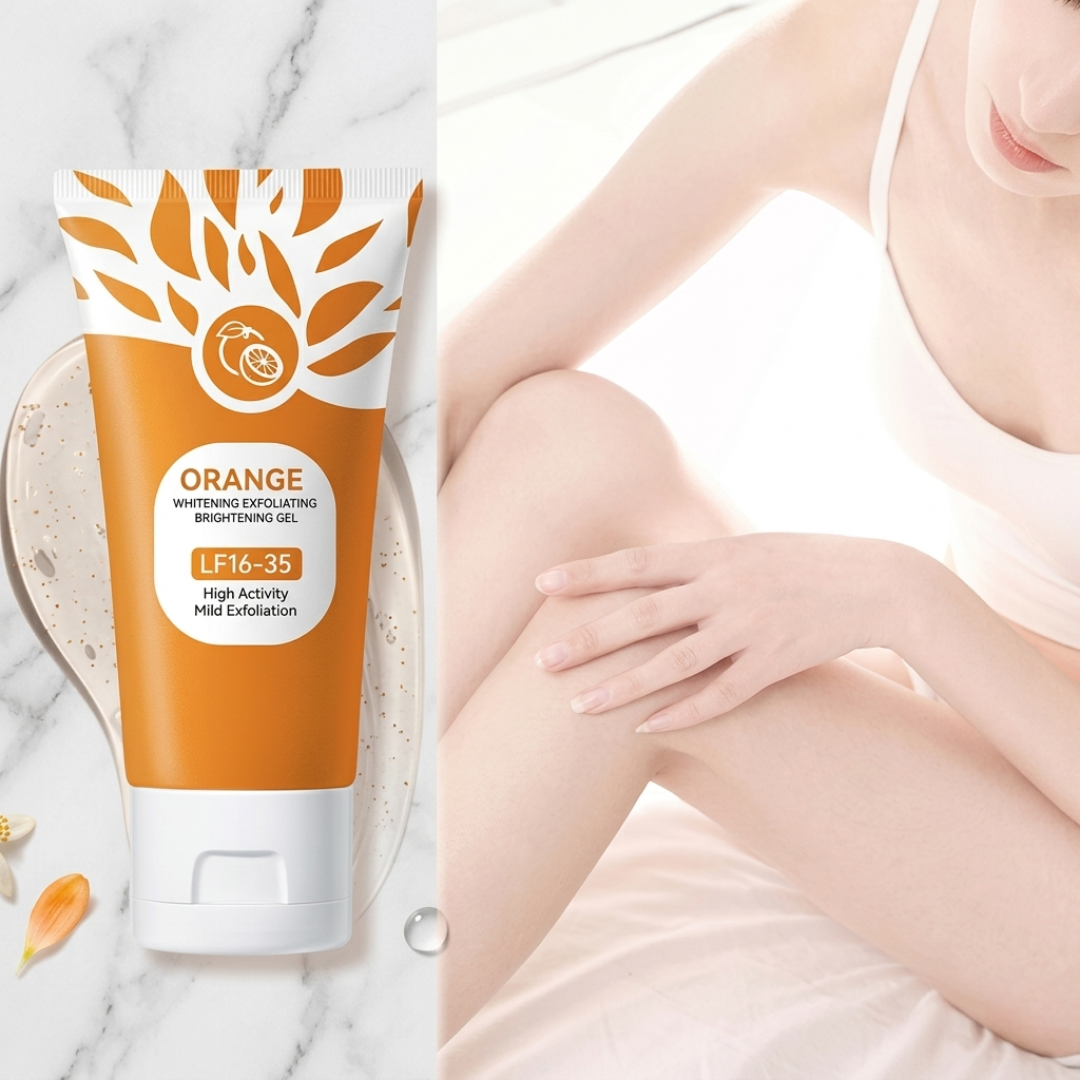 Orange Brightening Exfoliating Gel – Deep Cleanse & Glow Skin Formula